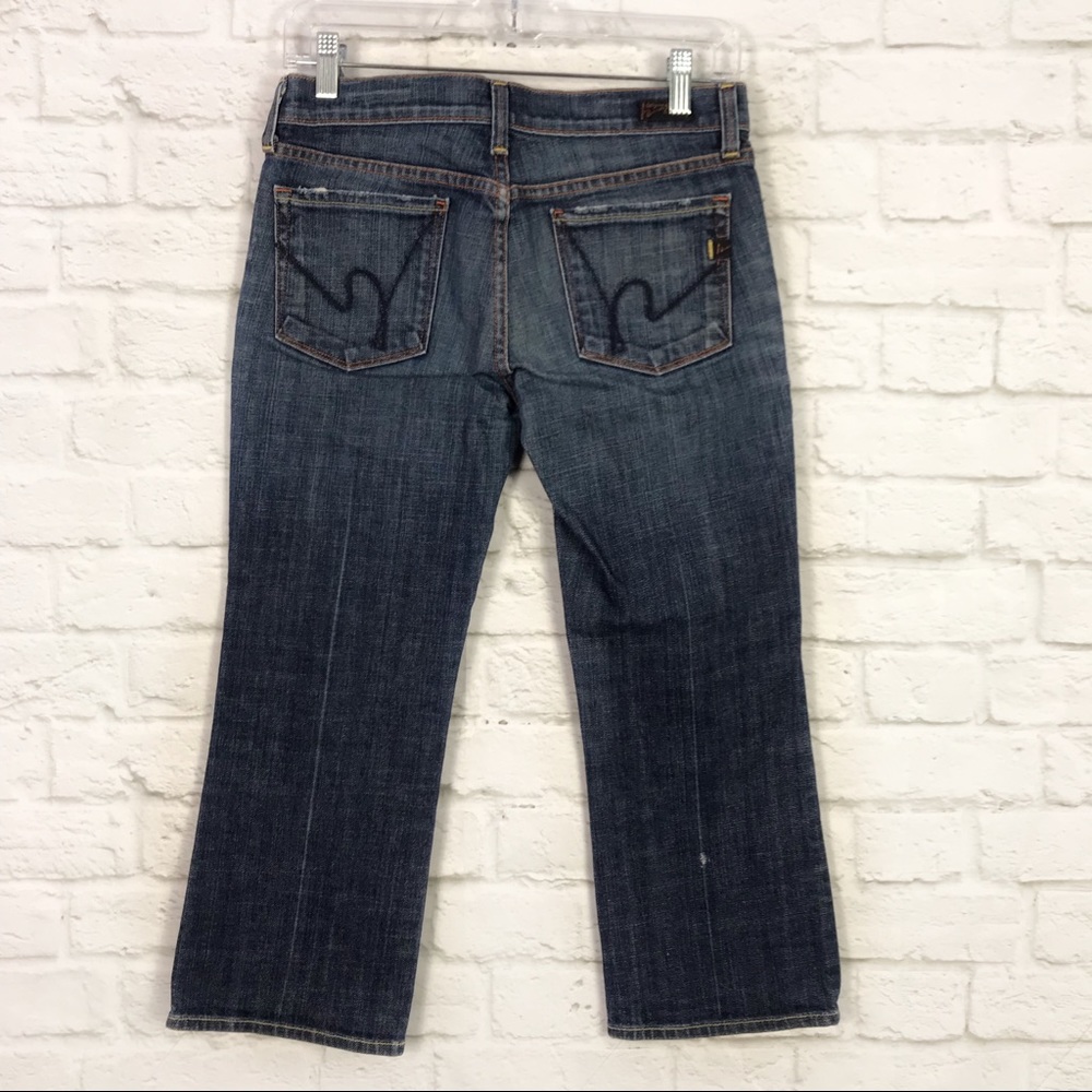 Citizens Of Humanity Kelly Low Waist Crop Cropped Lowrise Jeans Size 27 - Picture 5 of 8